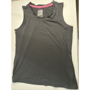 Women's Size Petite Small Muk Luks Black Tank Top Super Soft Material